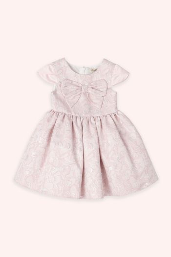 Pink Dress with Bow Detail for Girls