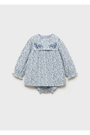 MANGO Baby Ruffle Cotton Dress and Panty