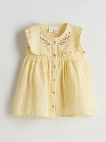 LCW ECO Floral Muslin Dress for Baby Girl