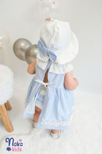 Naka Concept Blue Dream Detailed Baby Dress Set