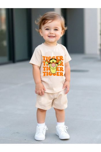 Tiger T-Shirt and Shorts Set for Boys