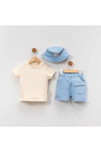 Adda Baby Short-Sleeve Cotton 3-Piece Boys Set