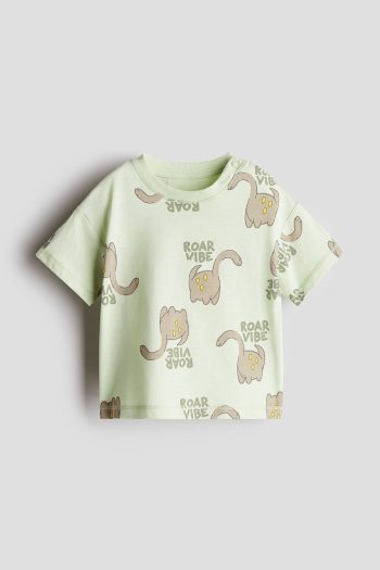 H&M Printed Cotton T-Shirt