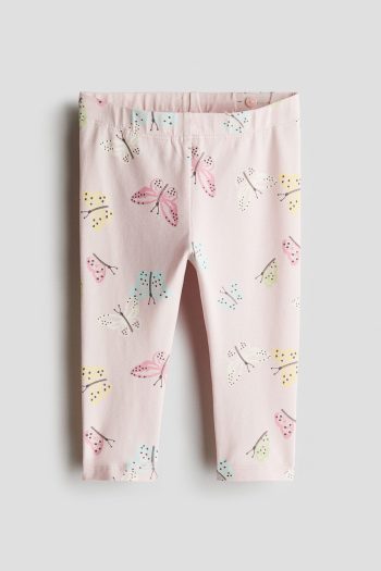 H&M Printed Cotton Leggings