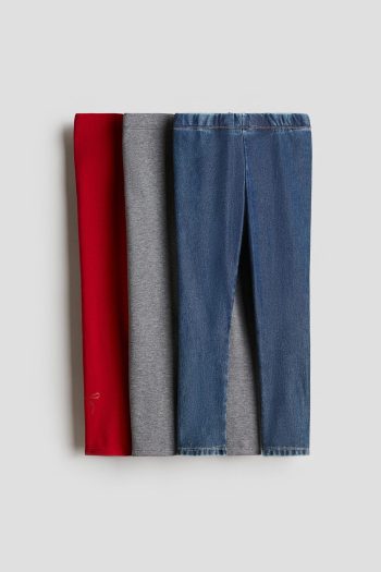 H&M 3-Piece Cotton Leggings