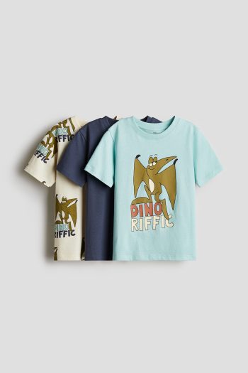 H&M 3-Pack Printed T-Shirt