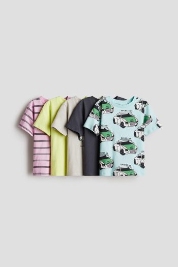 H&M Set of 5 Jersey T-Shirts