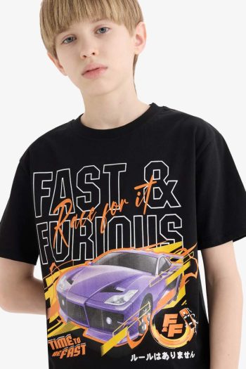 Boys' Fast & Furious Crew Neck Short Sleeve T-Shirt