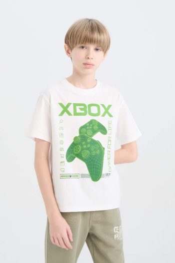 Boys' Xbox Bicycle Collar Short Sleeve T-Shirt