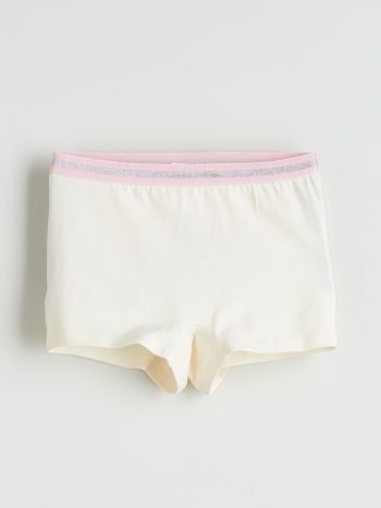 LCW Kids                                                                                              Cream Girls' Boxer Shorts