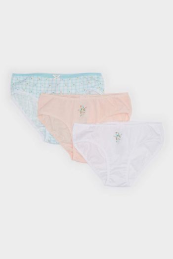 Girls' Floral 3-Pack Briefs