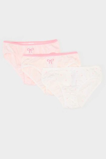 Girls' Patterned 3-Pack Briefs
