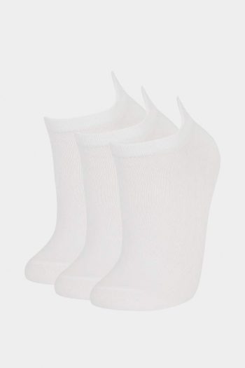 Girls' 3-Pack Cotton Ankle Socks