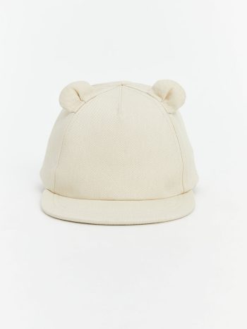 LCW Baby Beje Ear Detail Boy Baby Cap Hat