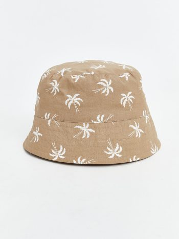 LCW Baby  Brown Patterned Baby Boy Bucket Hat