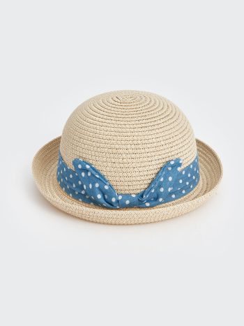 LCW Baby Floral Patterned Girl's Fedora Hat