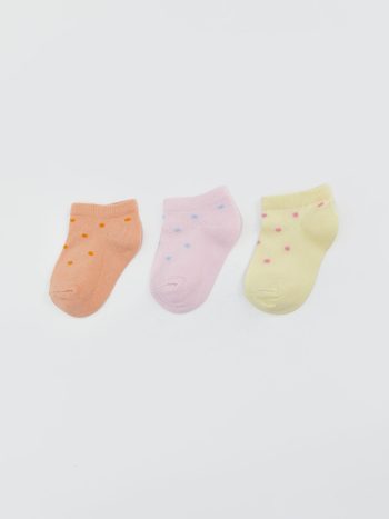 LCW Kids Floral Print Baby Girl Socks - Set of 3
