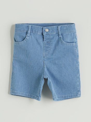 LCW Kids Indigo Striped Boys' Jean Shorts