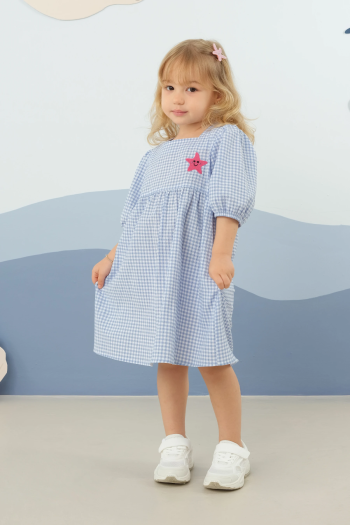 Fish Dress Blue