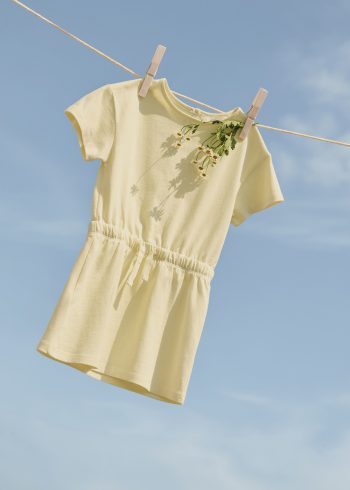 Adjustable Laced Cotton Dress