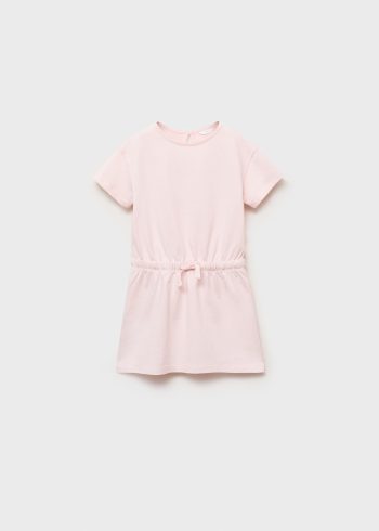 Adjustable Lace-up Cotton Dress