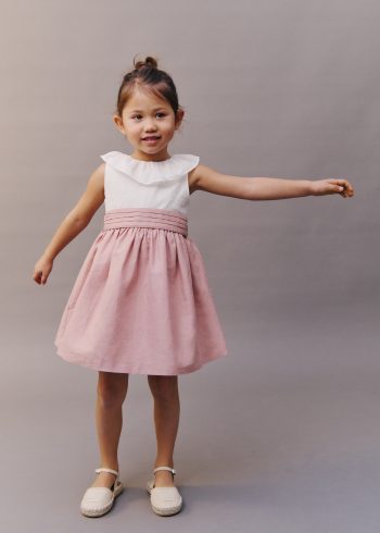 Contrast Hem Dress
