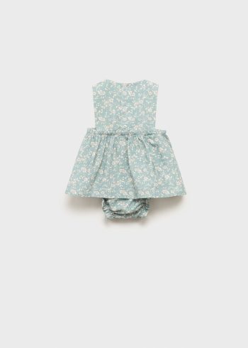 Patterned dress and shorts