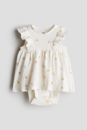Dress with Bodice and Frills