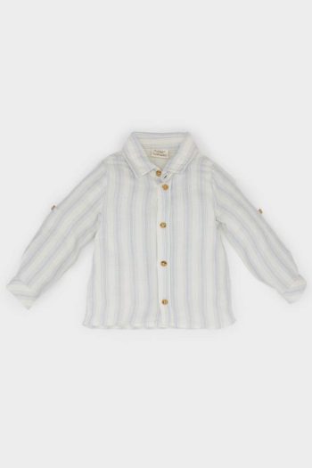 Striped Long Sleeve Shirt for Baby Boys