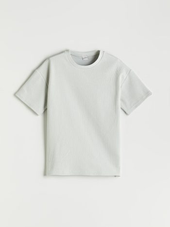 LCW Kids Gray Crew Neck Boys' T-Shirt