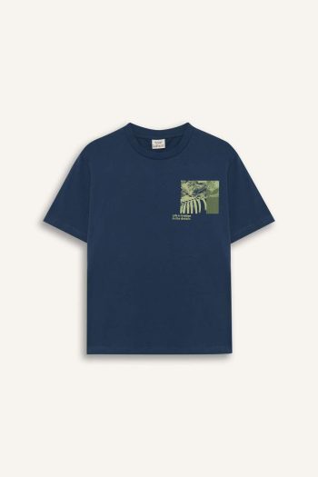 Boys' Short Sleeve Printed T-shirt with Crew Neck