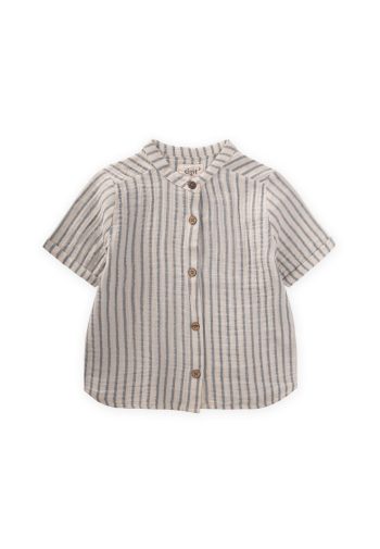 Muslin Shirt 2-10 Years Indigo Thick Striped