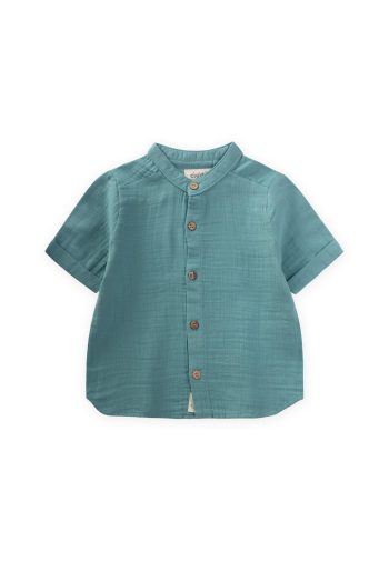 Muslin Shirt 2-10 Years Turquoise