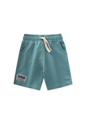 Detailed Capri Pants 1-10 Years Turquoise