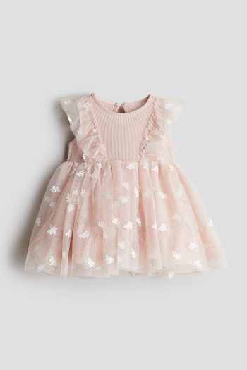 Skirted and Printed Dress