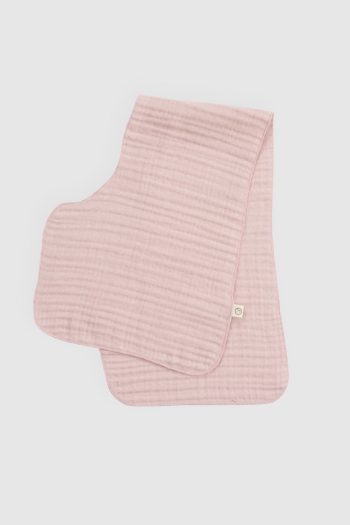 Organic Cotton Four-Layer Muslin Shoulder Wrap Baby Pink