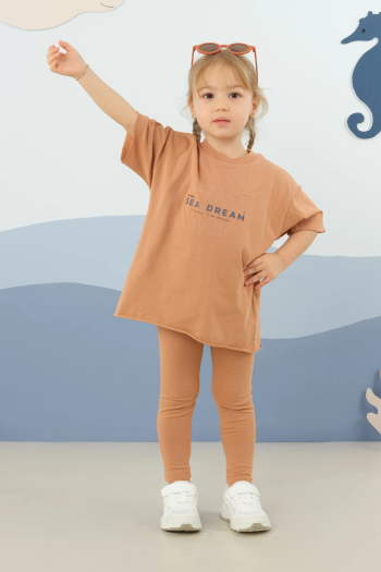 Basic Legging Set Salmon