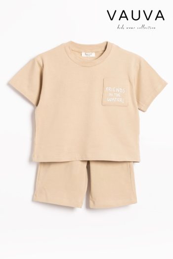Baby Pocket Set T-Shirt Shorts Unisex Children Embroidered Summer Outfit