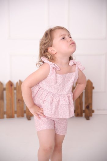 Pommelly Baby Girl Shorts Set