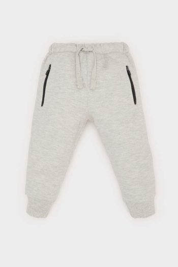 Boys' Baby Elastic Waistband Pique Sweatpants
