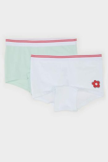 Girls' Floral 2-Piece Boxer Set