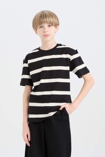Boys' Striped Short Sleeve T-Shirt