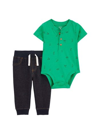 Carter's Mixed Baby Boy Bodysuit Pants Set