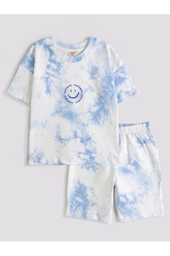 Cotton Trips Summer Tie-Dye 2-Piece Set (Ages 2-7) - White