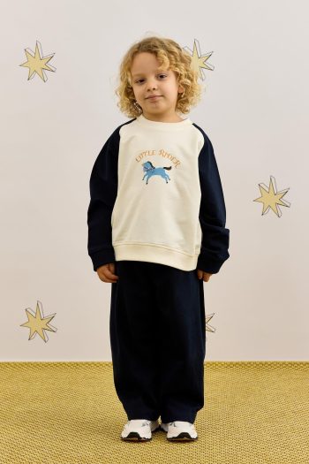 Garnili Sweatshirt Set Navy Blue