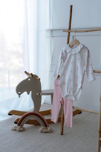 BODY & PANT SET - RIBBON / PINK