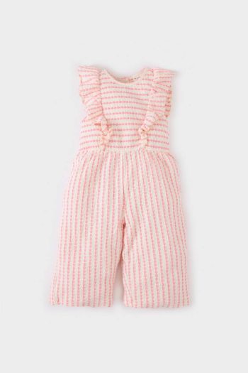 Striped Sleeveless Jumpsuit for Baby Girl