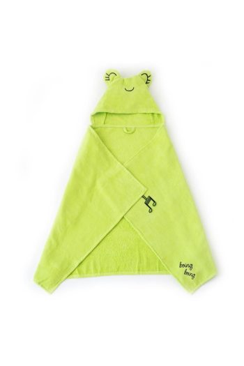 Milk & Moo Soft Baby Blanket Frog Towel