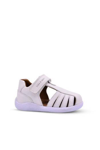 Winco Girls and Boys Baby Single Velcro Soft First Step Sandals White