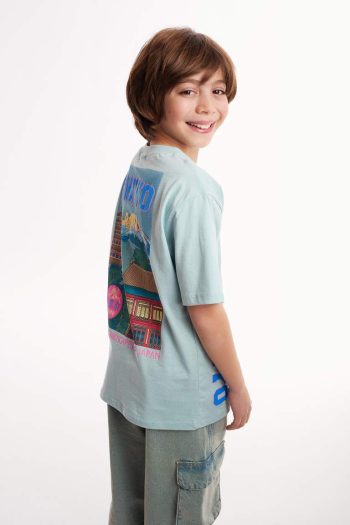 Boys' Bicycle Print Short Sleeve T-Shirt
